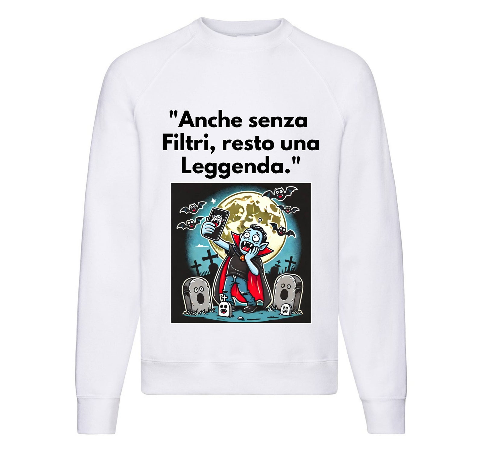 Felpa Classic Uomo Donna LEGGENDA ( LE560996875 ) - Gufetto Brand 