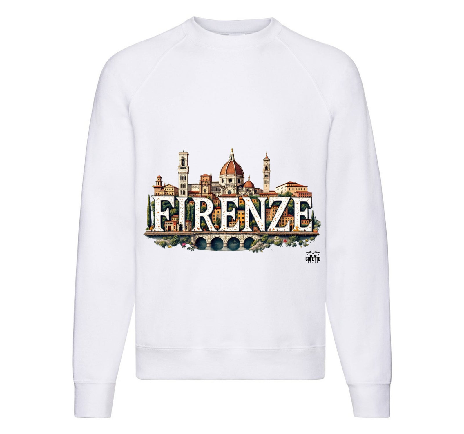 Felpa Classic Uomo Donna FIRENZE ( FI0456879 ) - Gufetto Brand 