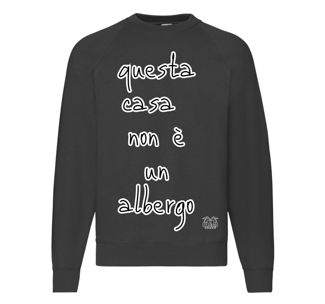 Felpa Classic Uomo Donna ALBERGO ( AL3265784512 ) - Gufetto Brand 