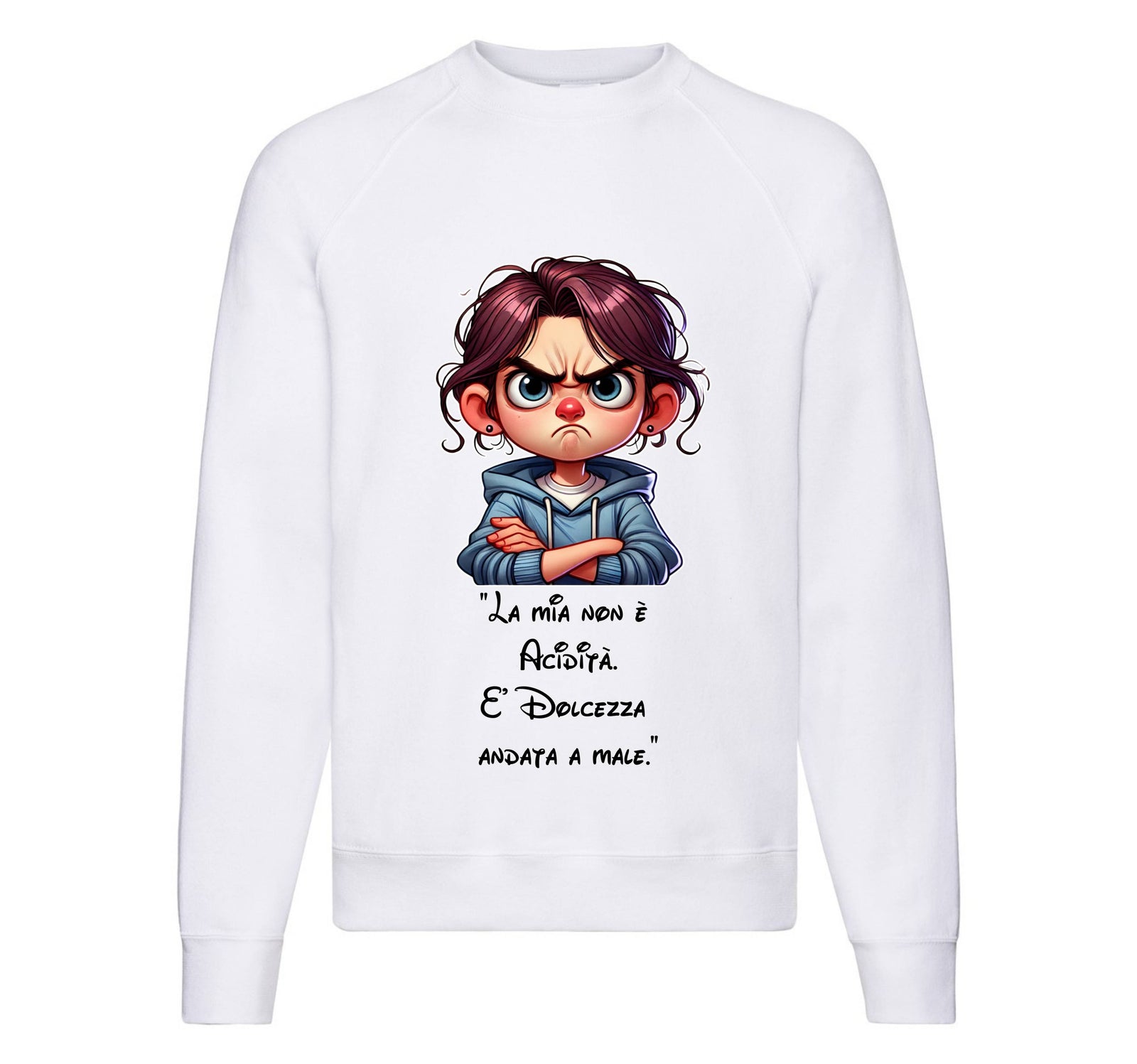 Felpa Classic Uomo Donna ACIDITA' ( AC65120986 ) - Gufetto Brand 