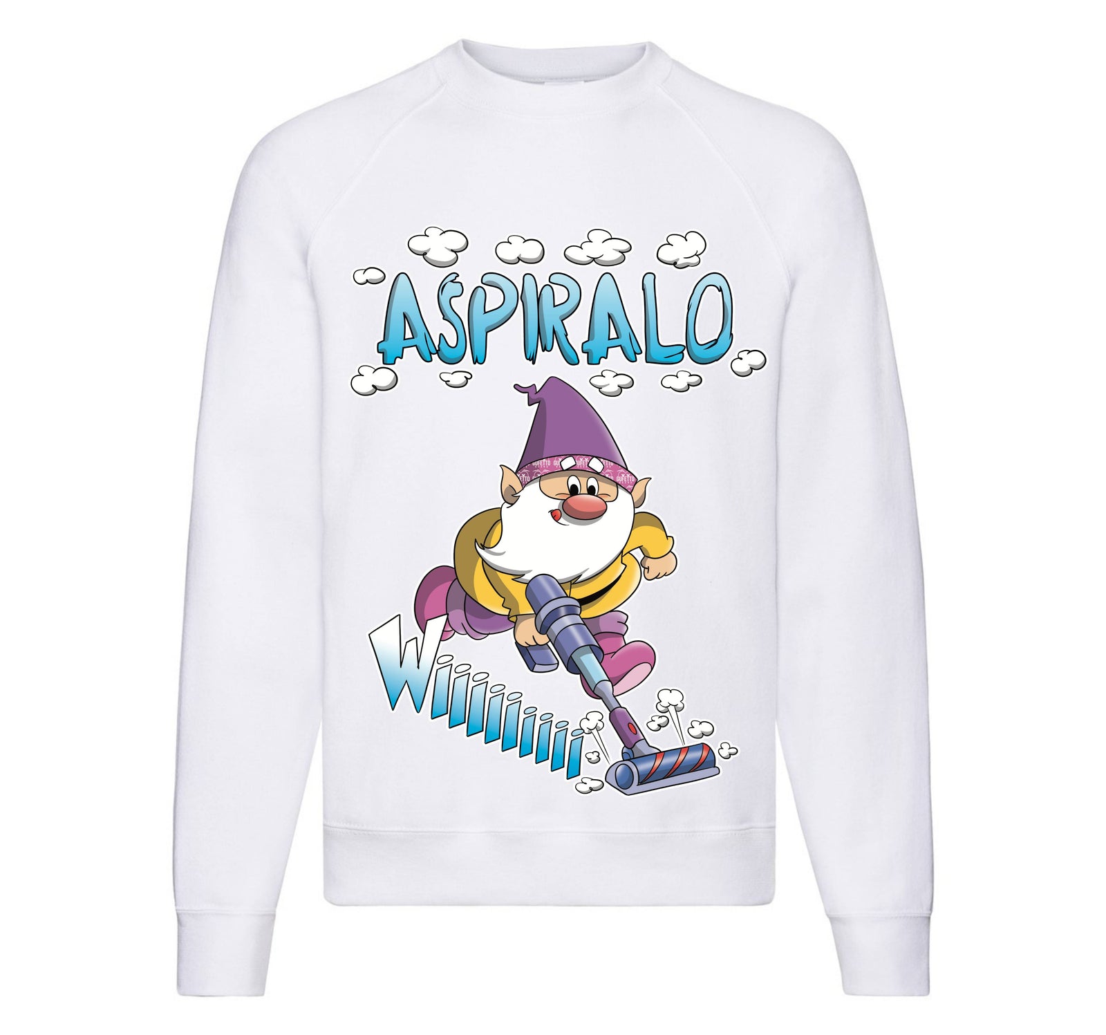 Felpa Classic Uomo Donna ASPIRALO ( AS04217809 ) - Gufetto Brand 