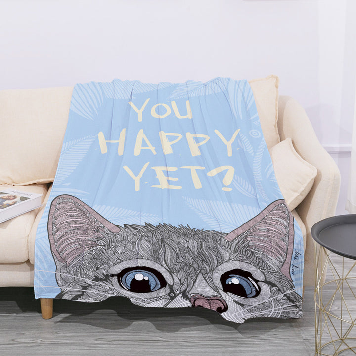 Coperta da siesta per ufficio in flanella - Gufetto Brand 