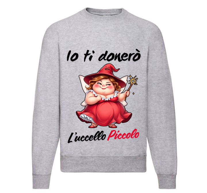 Felpa Classic Uomo Donna Le Fatine Ignoranti UCCELLO PICCOLO ( UP64987564 ) - Gufetto Brand 