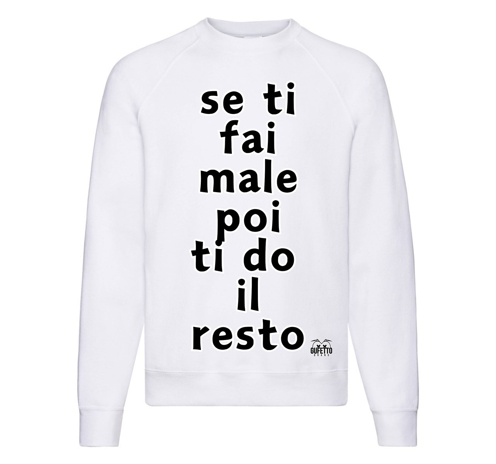 Felpa Classic Uomo Donna MALE ( MA85256545 ) - Gufetto Brand 