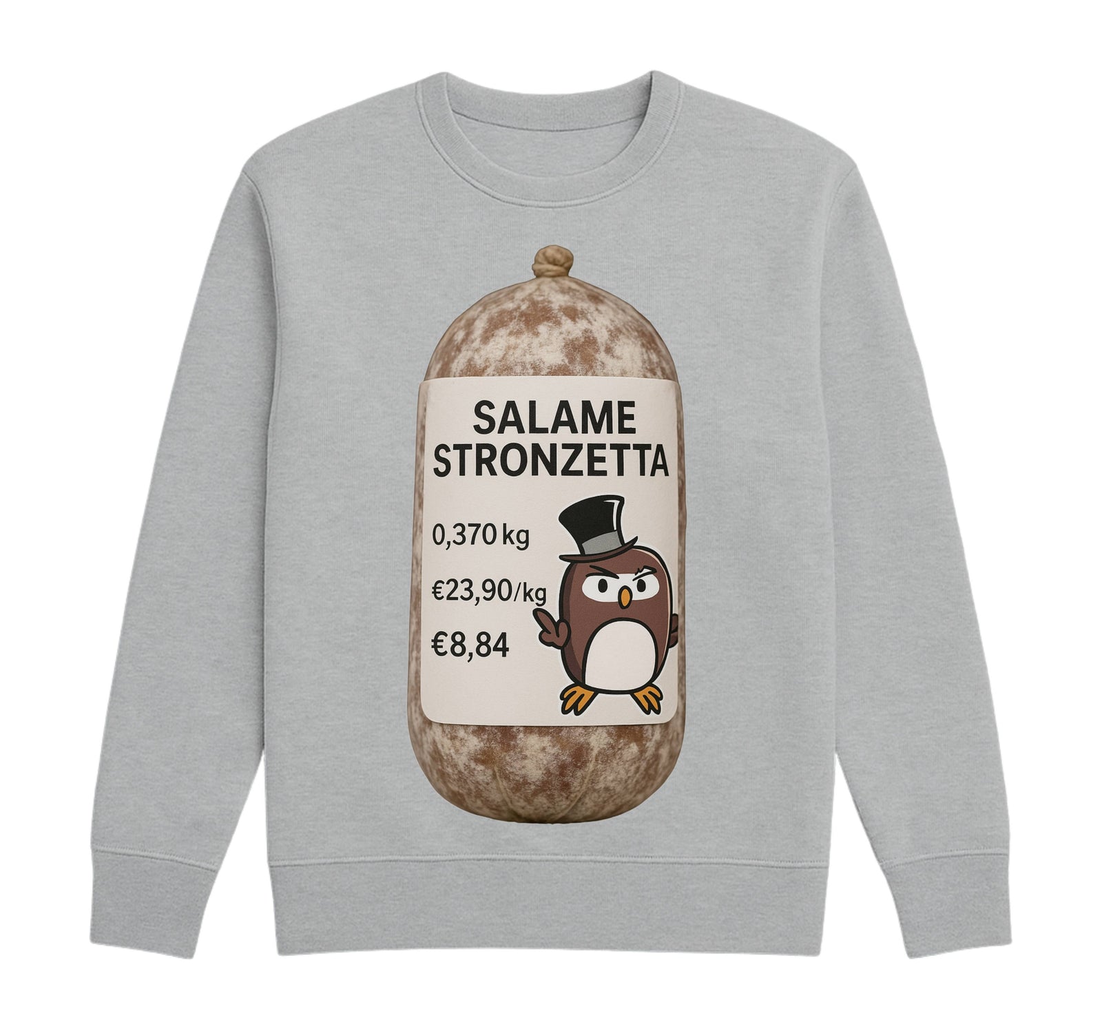 Felpa Classic Uomo Donna SALAME STR... ( SS609821345 ) - Gufetto Brand 