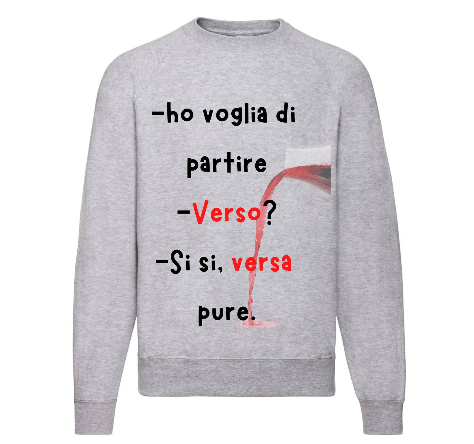 Felpa Classic Uomo Donna VERSA ( VE40987645 ) - Gufetto Brand 