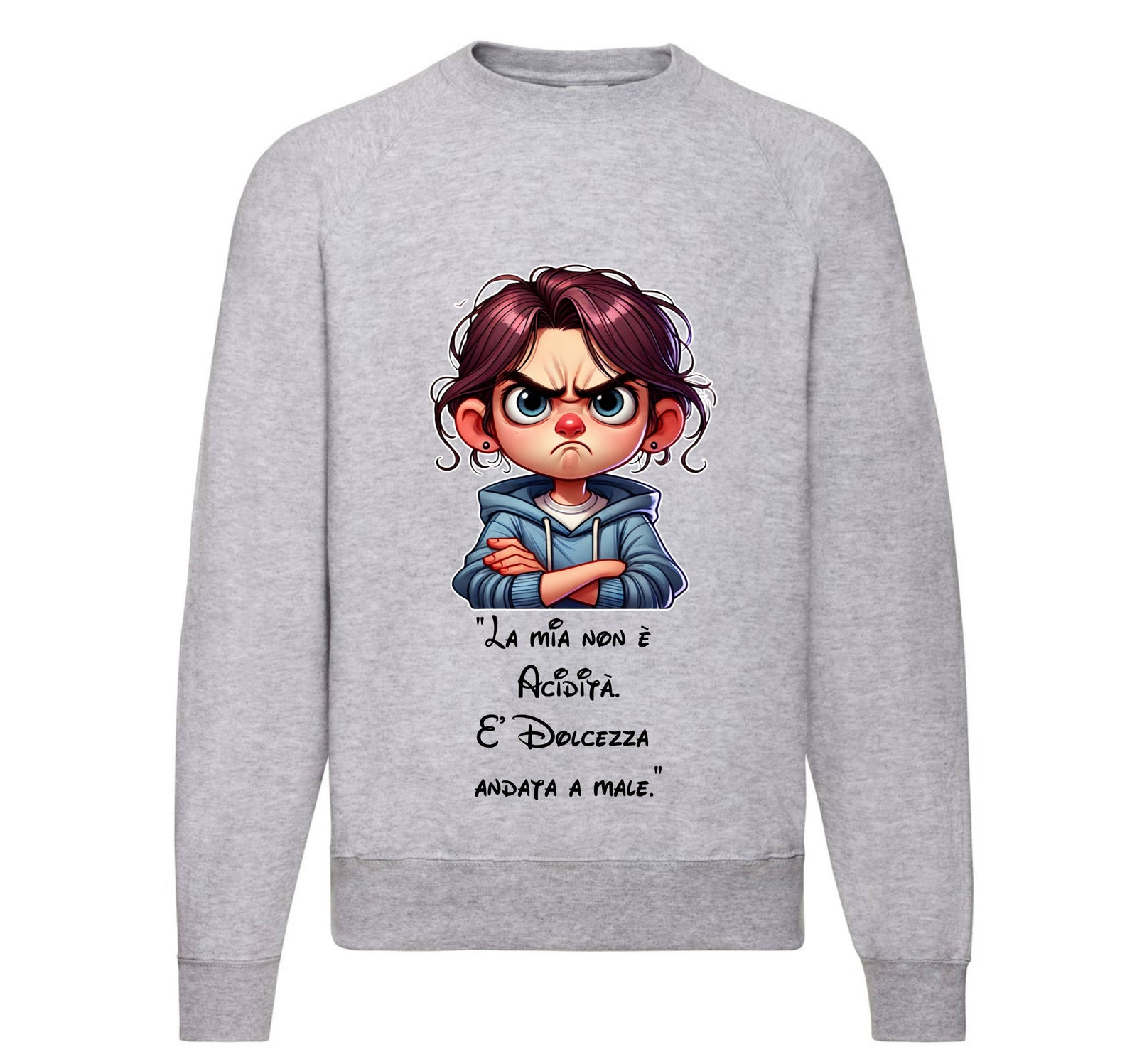 Felpa Classic Uomo Donna ACIDITA' ( AC65120986 ) - Gufetto Brand 