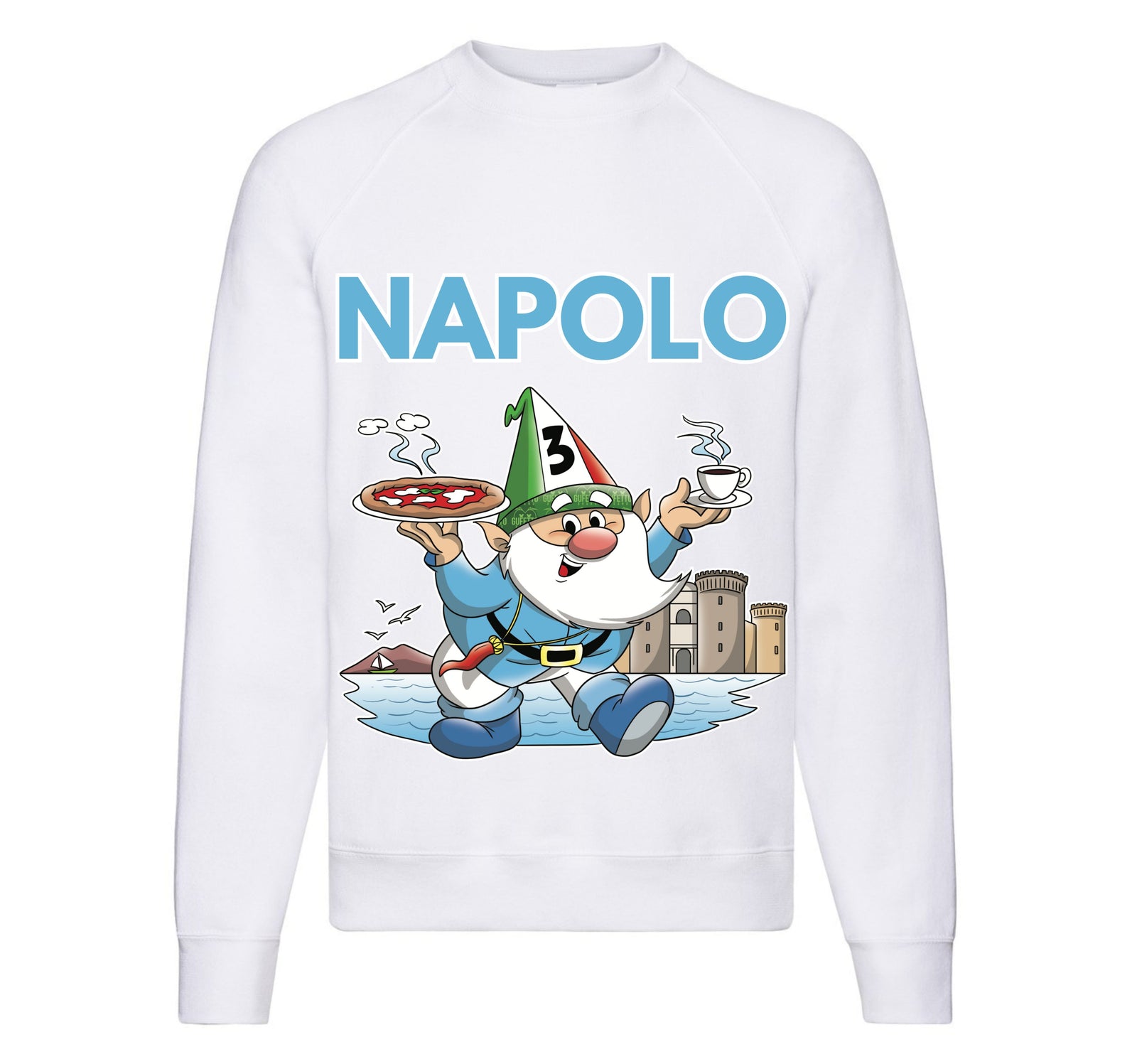 Felpa Classic Uomo Donna NAPOLO ( N30983854 ) - Gufetto Brand 