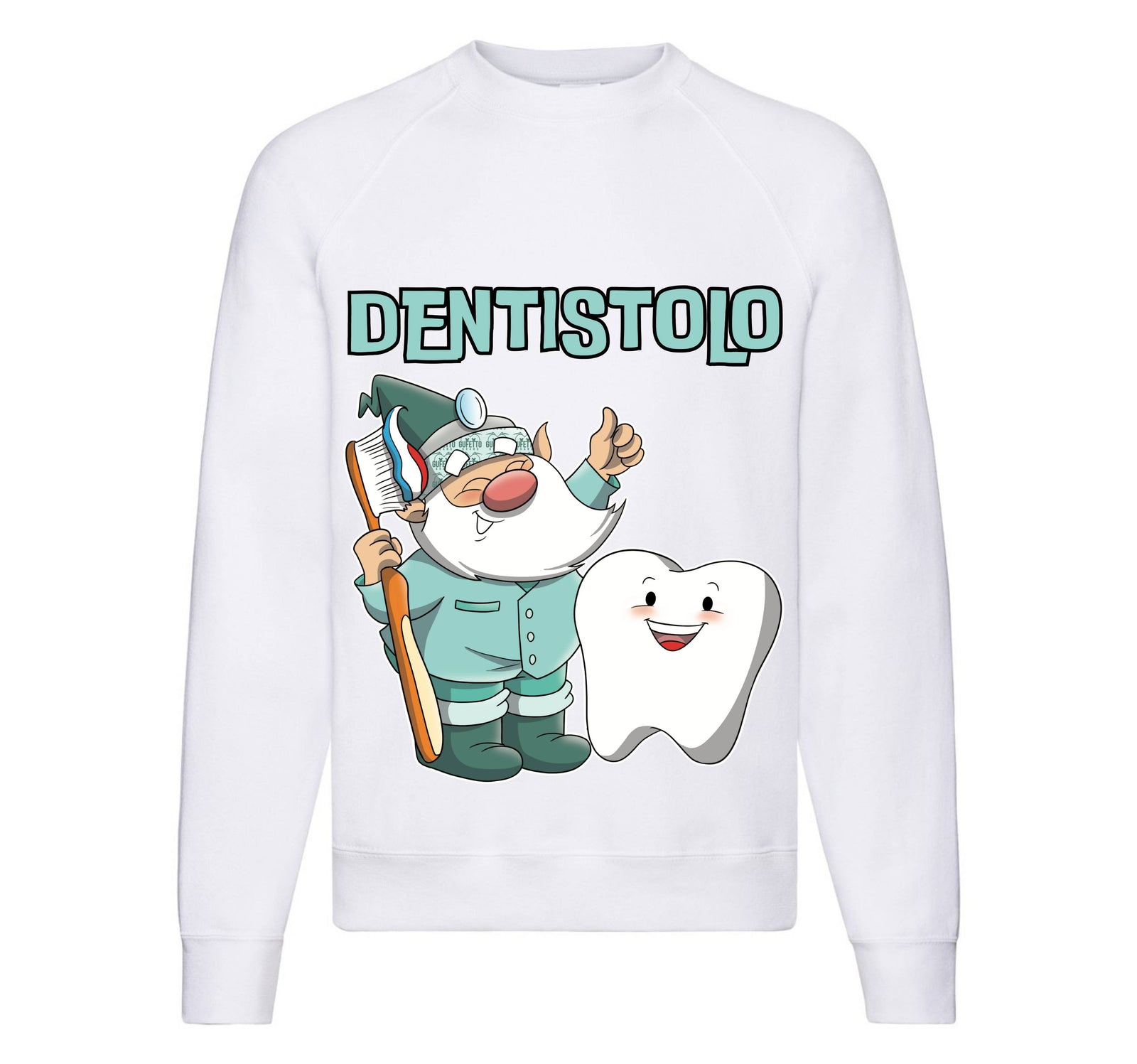Felpa Classic Uomo Donna DENTISTOLO ( DE780931276 ) - Gufetto Brand 