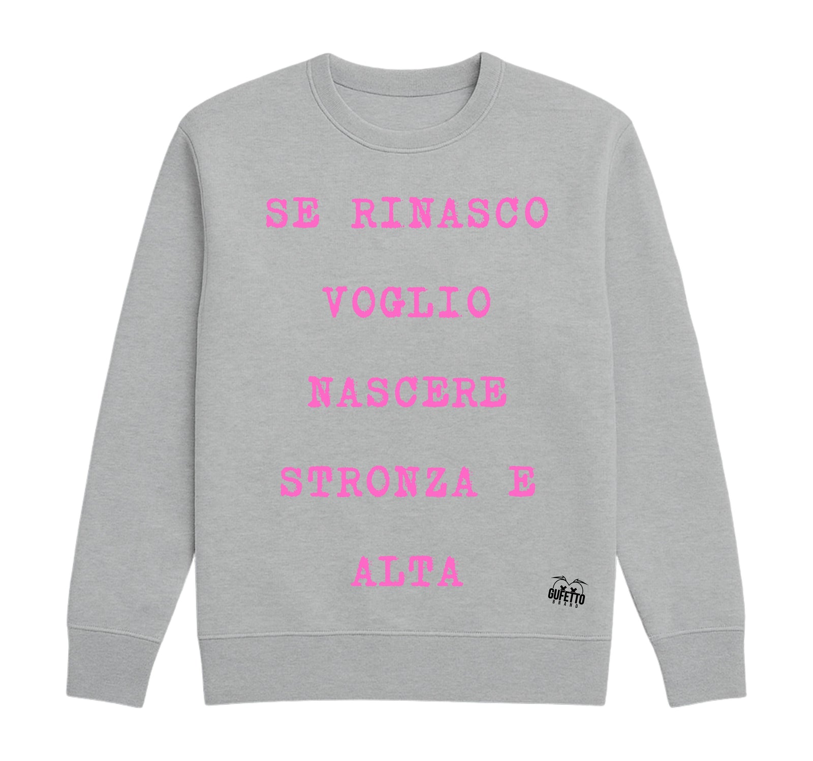 Felpa Classic Uomo Donna RINASCO ( RI670931234 ) - Gufetto Brand 