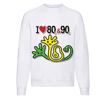 Felpa Classic Uomo Donna I LOVE 80/90 MANINA ( M86399874 )