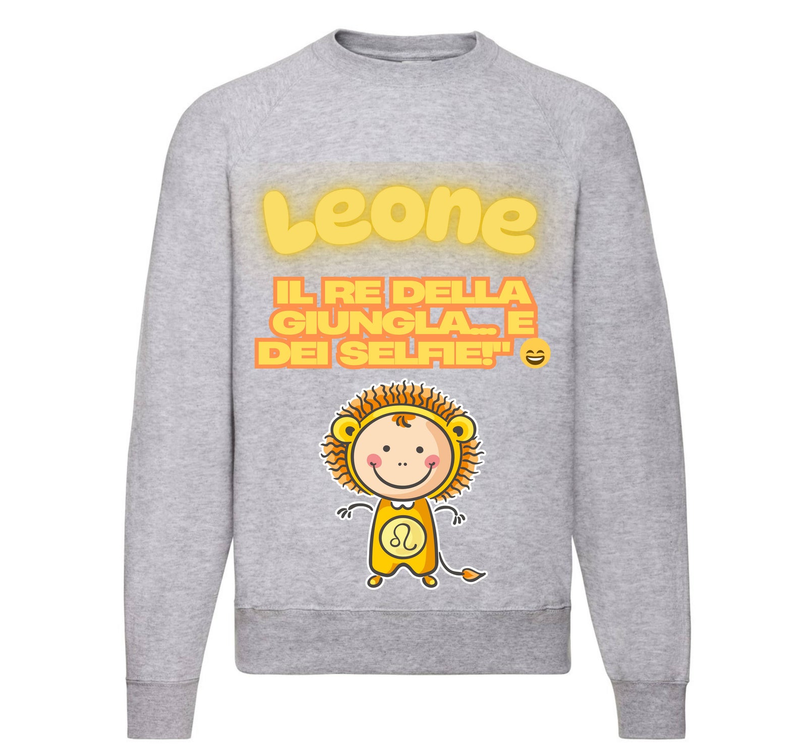 Felpa Classic Uomo Donna LEONE ( LE0923456 ) - Gufetto Brand 