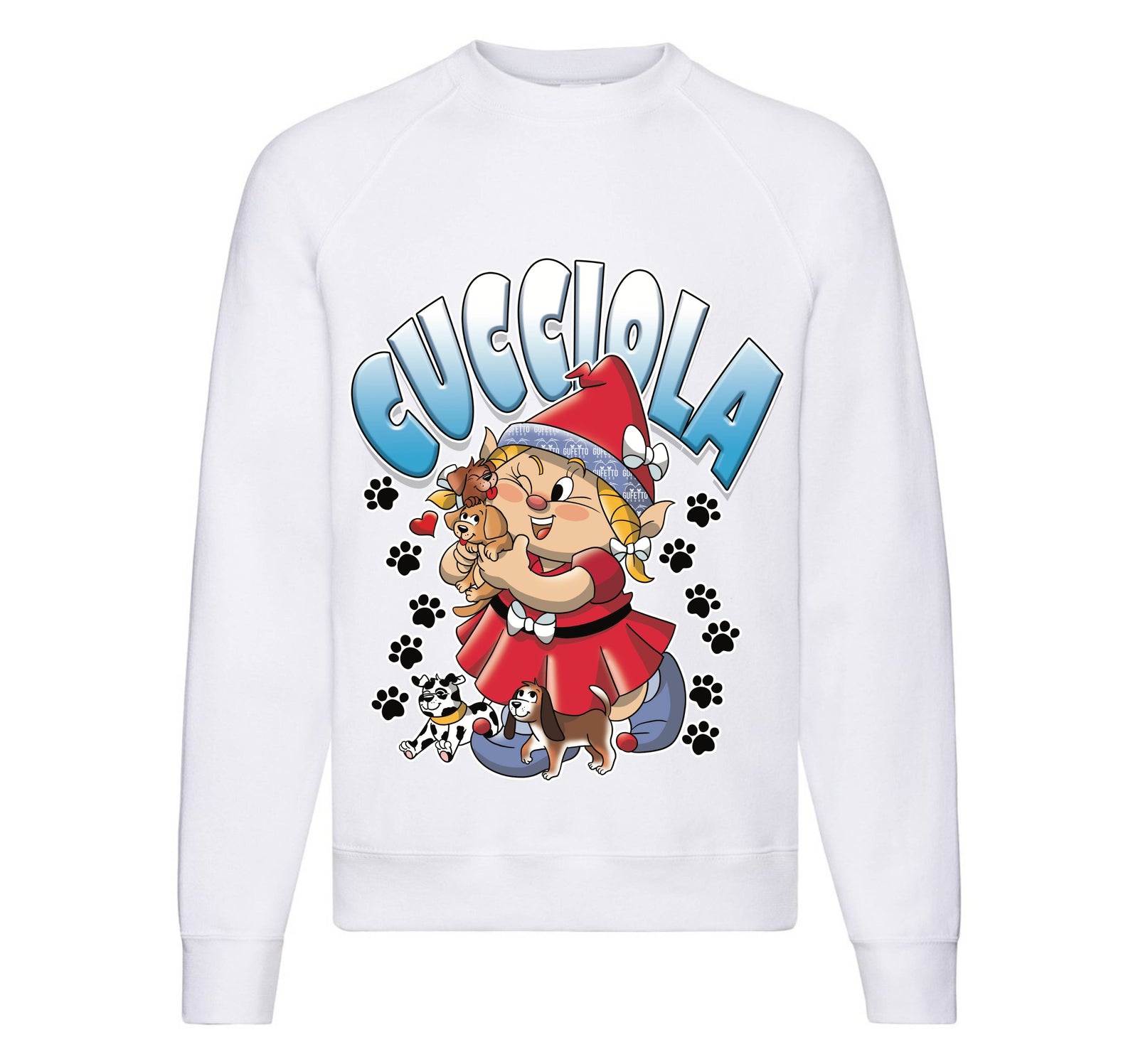 Felpa Classic Uomo Donna CUCCIOLA ( CU66709321 ) - Gufetto Brand 