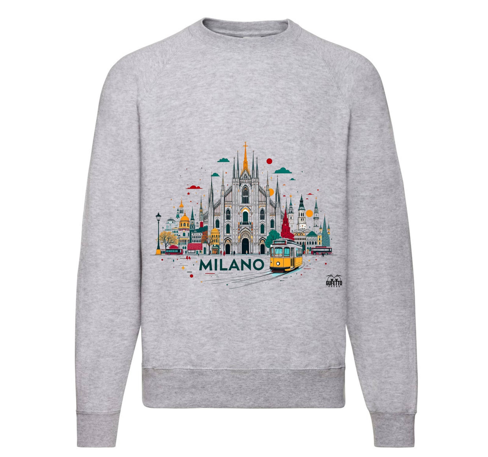 Felpa Classic Uomo Donna MILANO ( MI56218567 ) - Gufetto Brand 