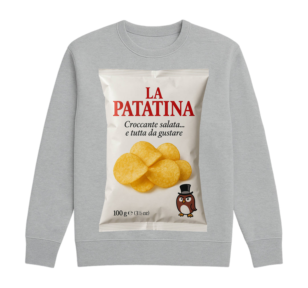 Felpa Classic Uomo Donna LA PATATINA ( PA567238456 ) - Gufetto Brand 