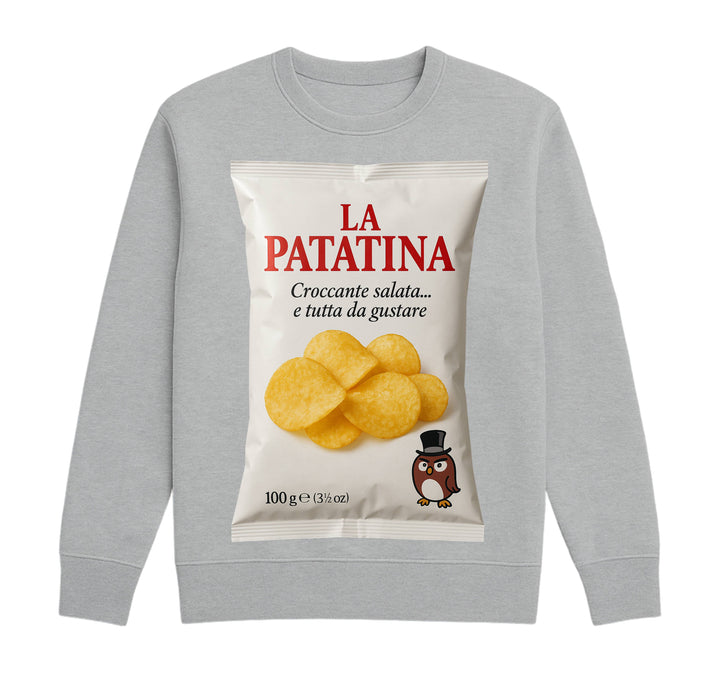 Felpa Classic Uomo Donna LA PATATINA ( PA567238456 ) - Gufetto Brand 