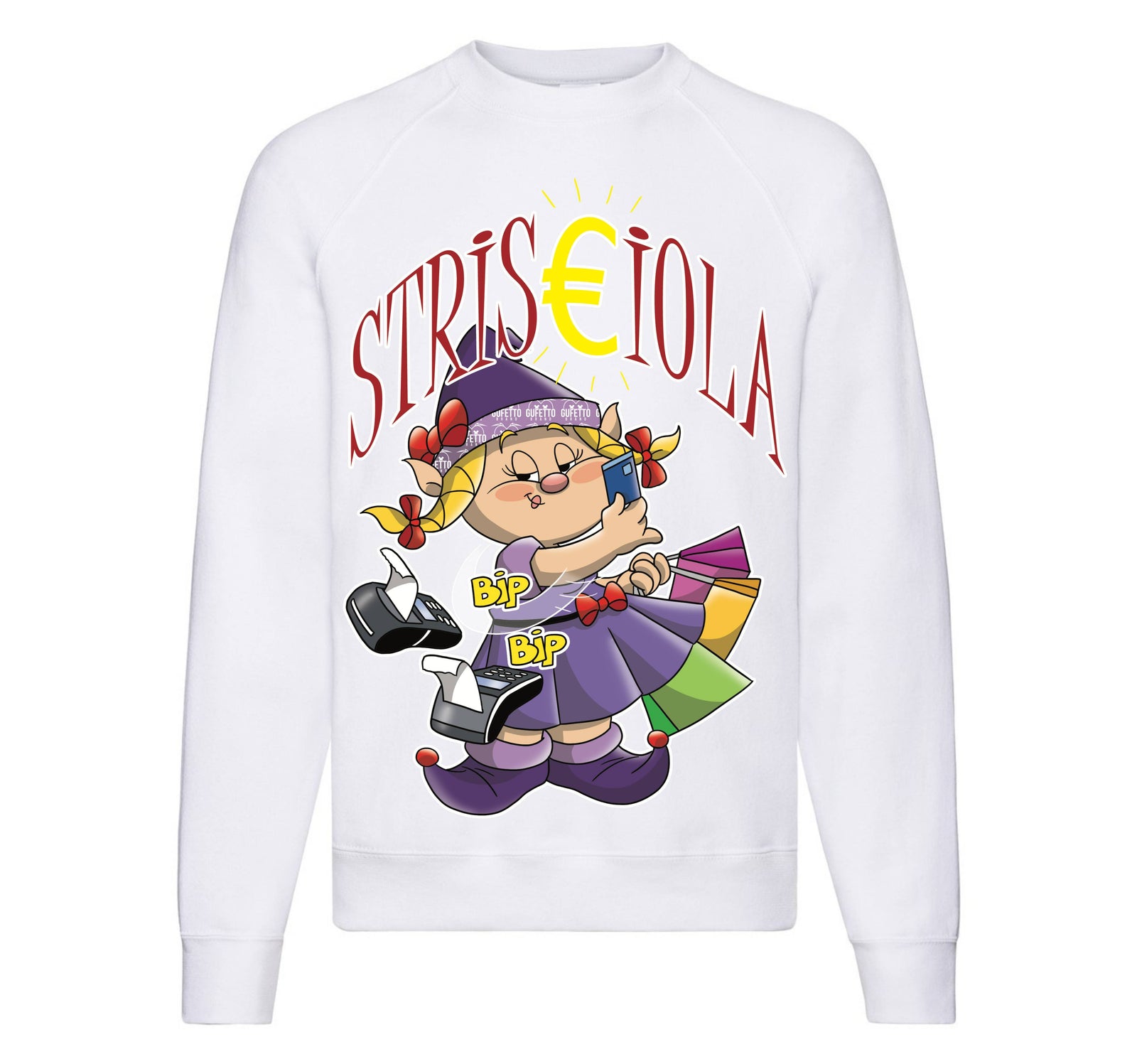 Felpa Classic Uomo Donna STRISCIOLA ( ST59083218675 ) - Gufetto Brand 