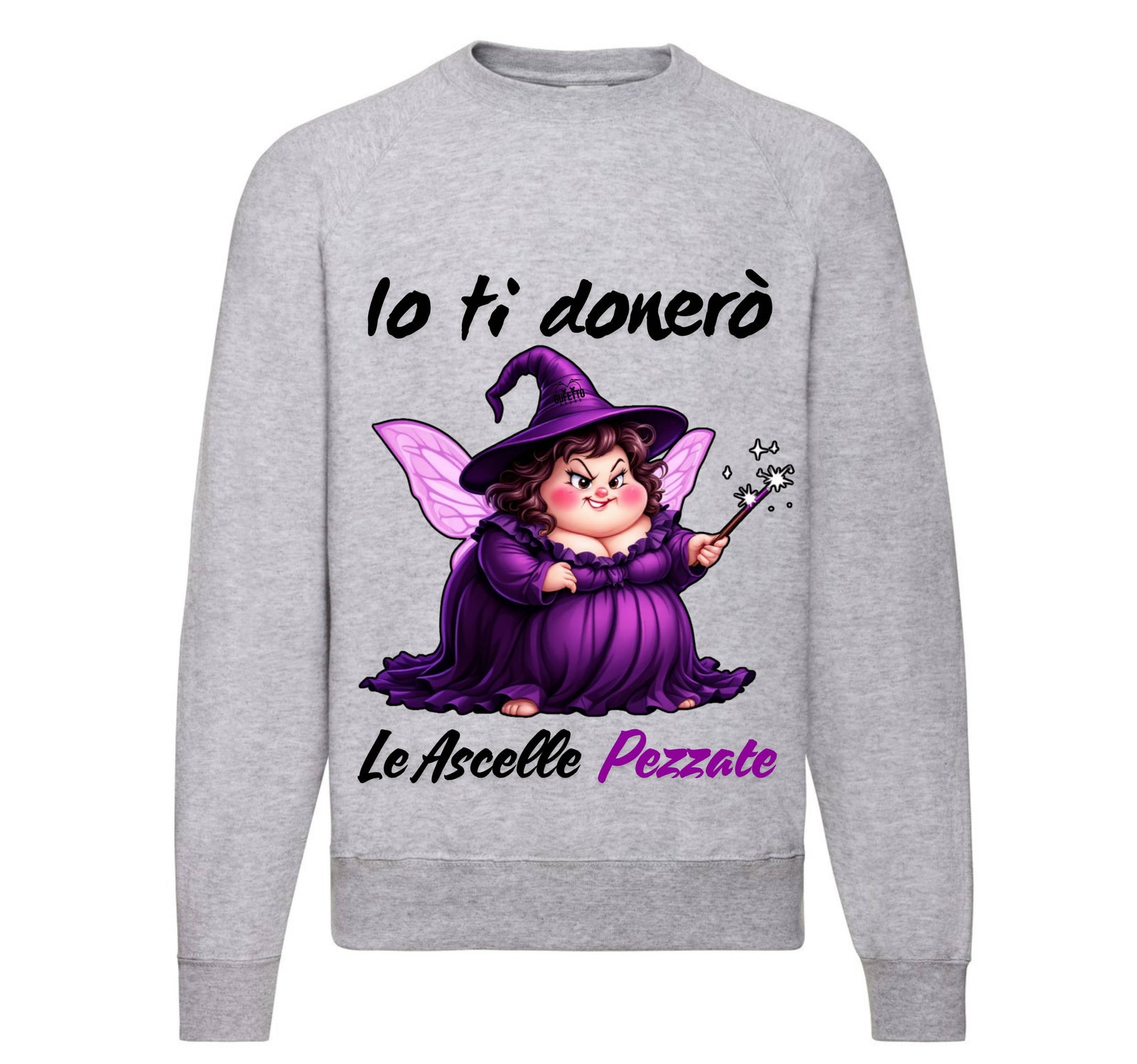 Felpa Classic Uomo Donna Le Fatine Ignoranti ASCELLE PEZZATE ( AP46098845 ) - Gufetto Brand 