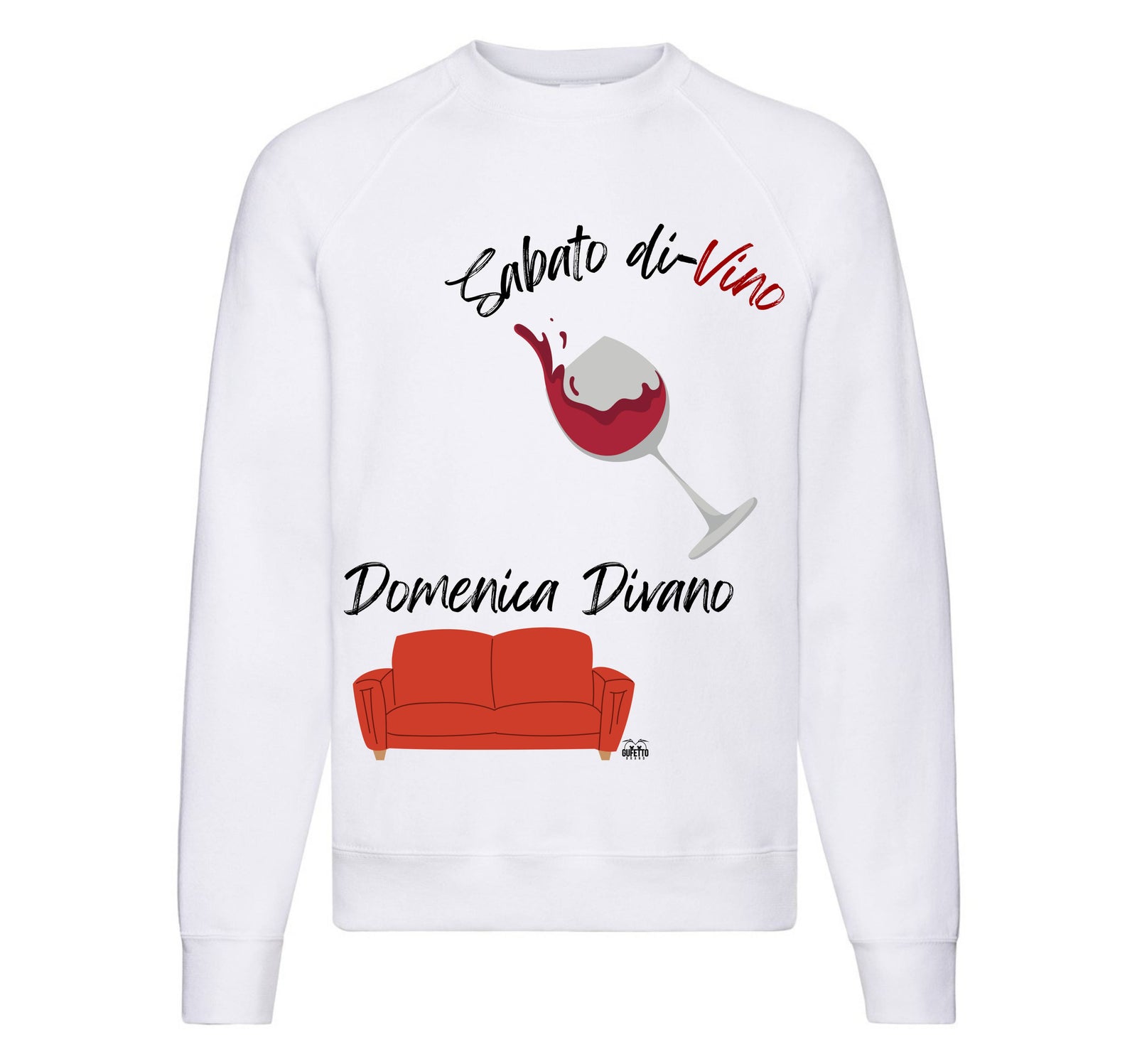 Felpa Classic Uomo Donna SABATO ( SA67098712345 ) - Gufetto Brand 