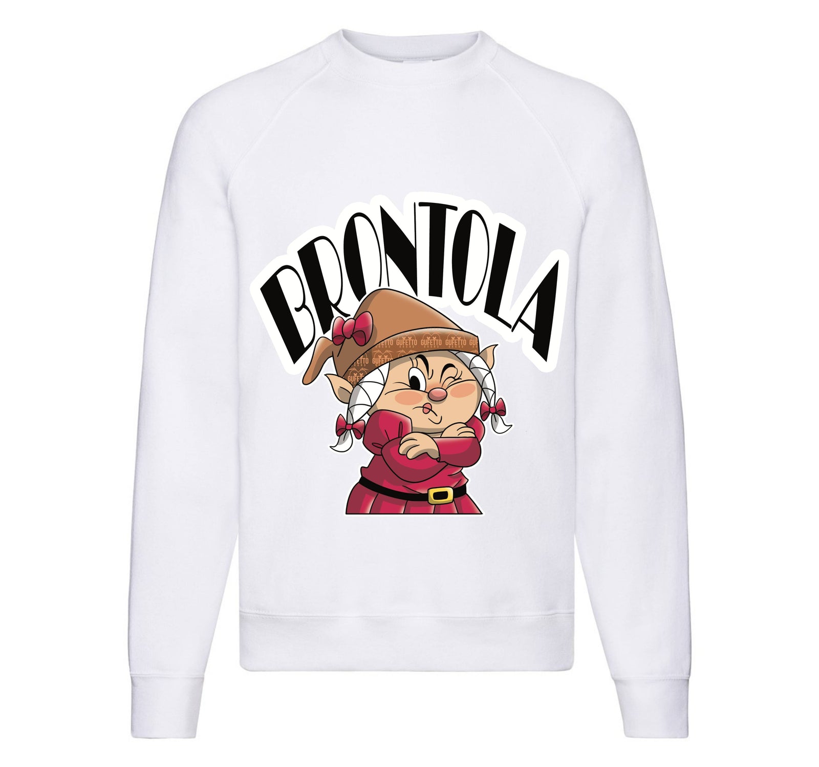 Felpa Classic Uomo Donna BRONTOLA ( BR752309812 ) - Gufetto Brand 
