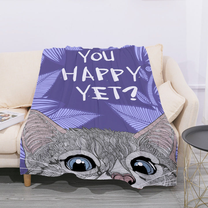 Coperta da siesta per ufficio in flanella - Gufetto Brand 