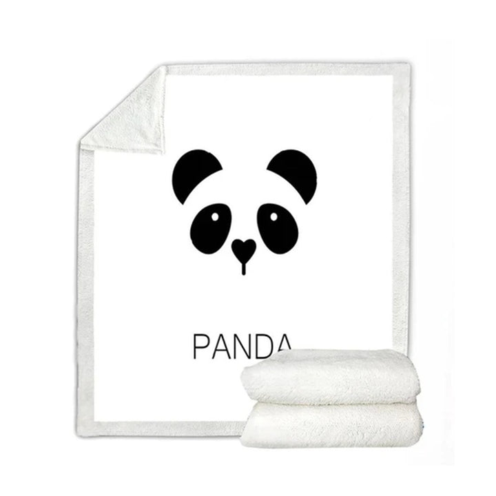 Coperta in flanella serie Panda - Gufetto Brand 