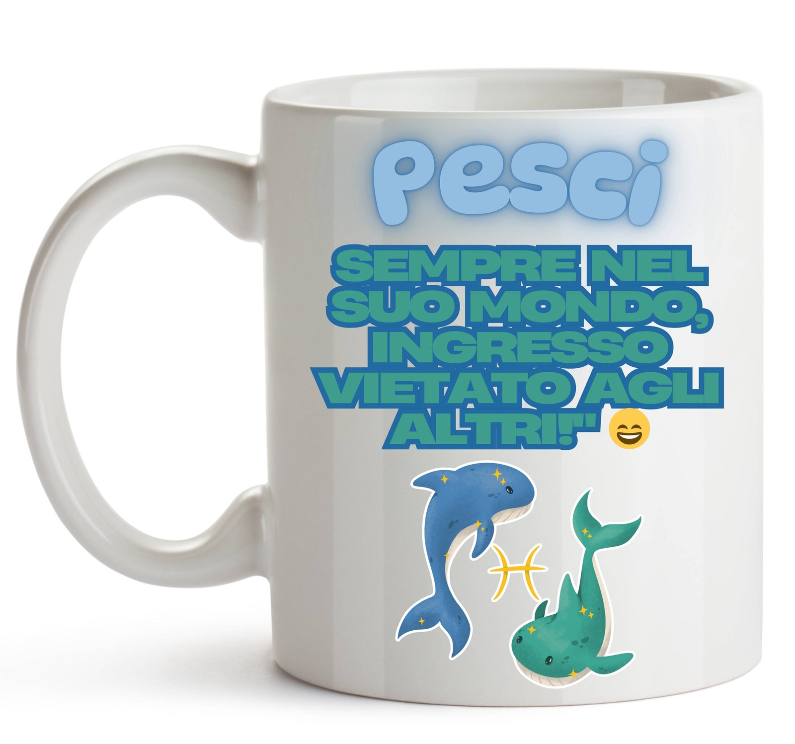 Tazza PESCI ( PE09765432 ) - Gufetto Brand 