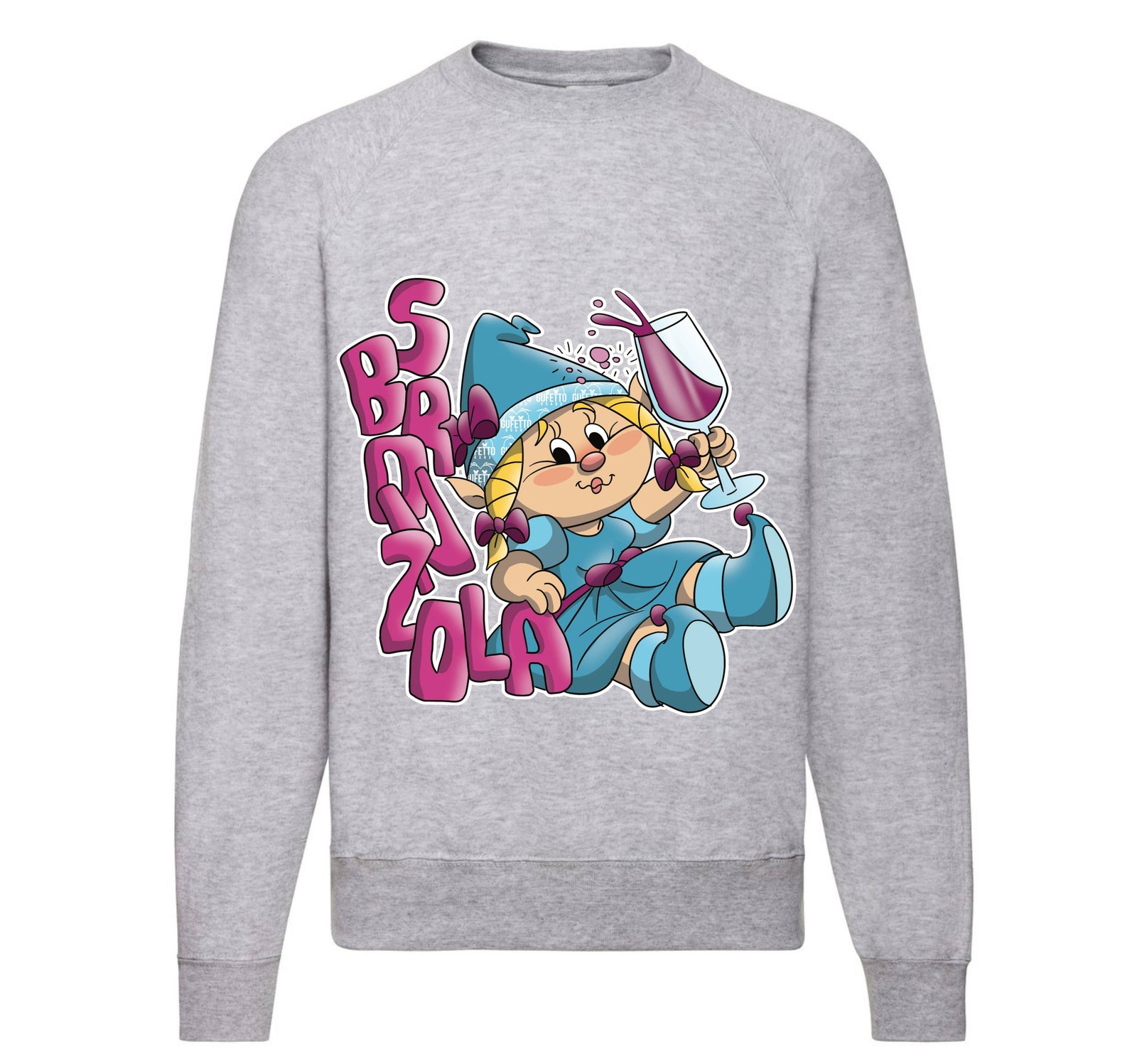 Felpa Classic Uomo Donna SBRONZOLA ( SB22209543 ) - Gufetto Brand 