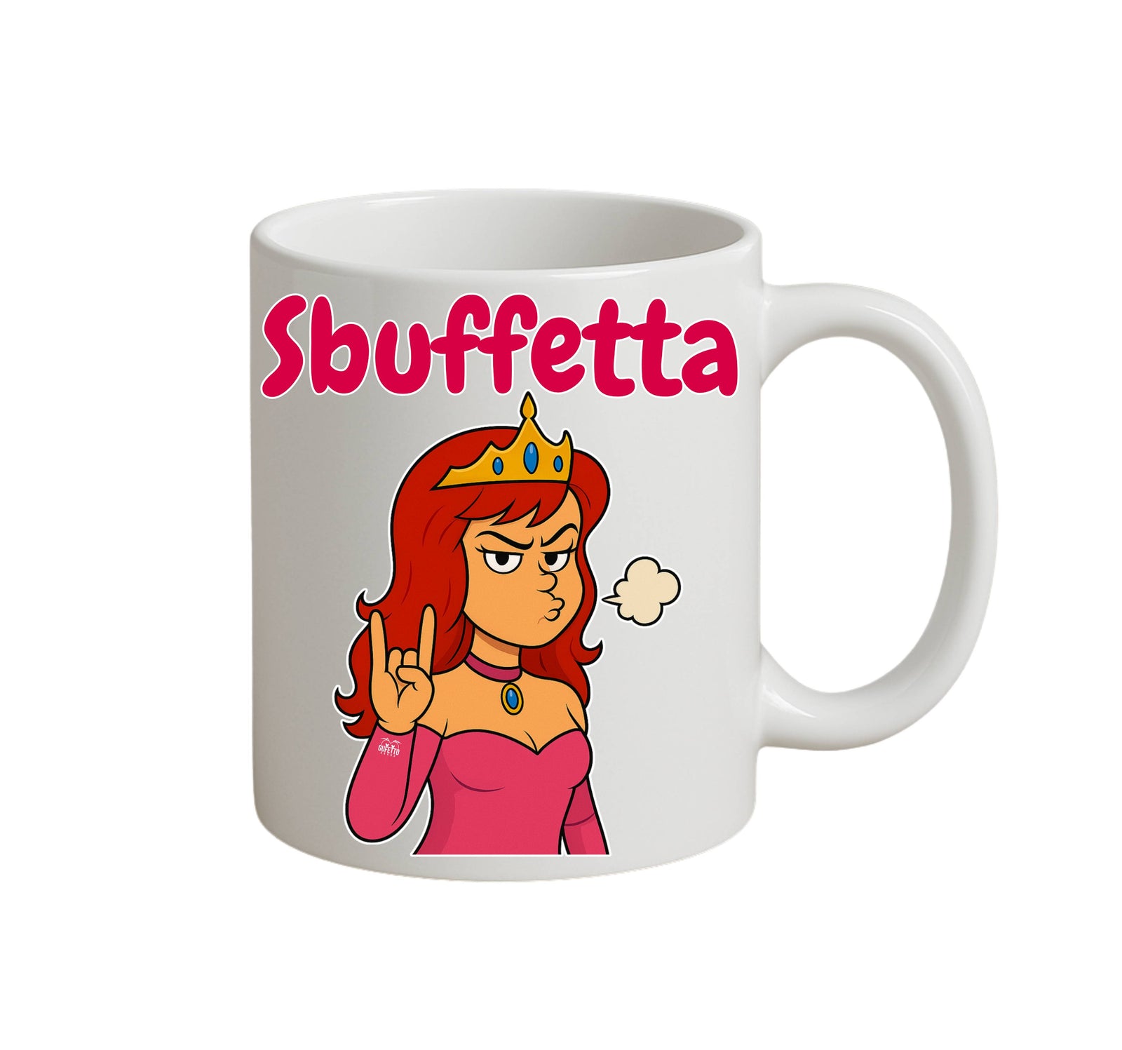 Tazza Principesse 2.0 SBUFFETTA ( SB890623457 ) - Gufetto Brand 