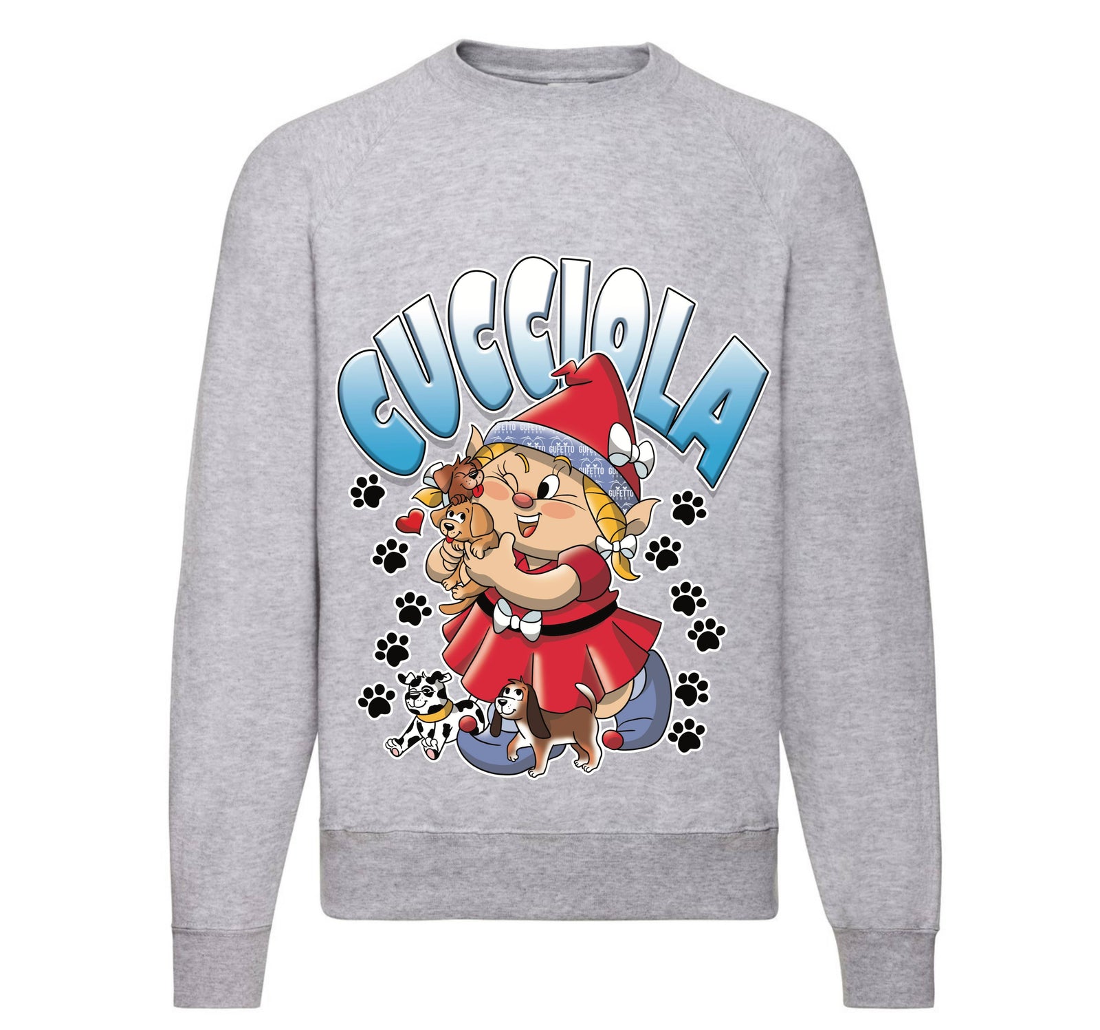 Felpa Classic Uomo Donna CUCCIOLA ( CU66709321 ) - Gufetto Brand 