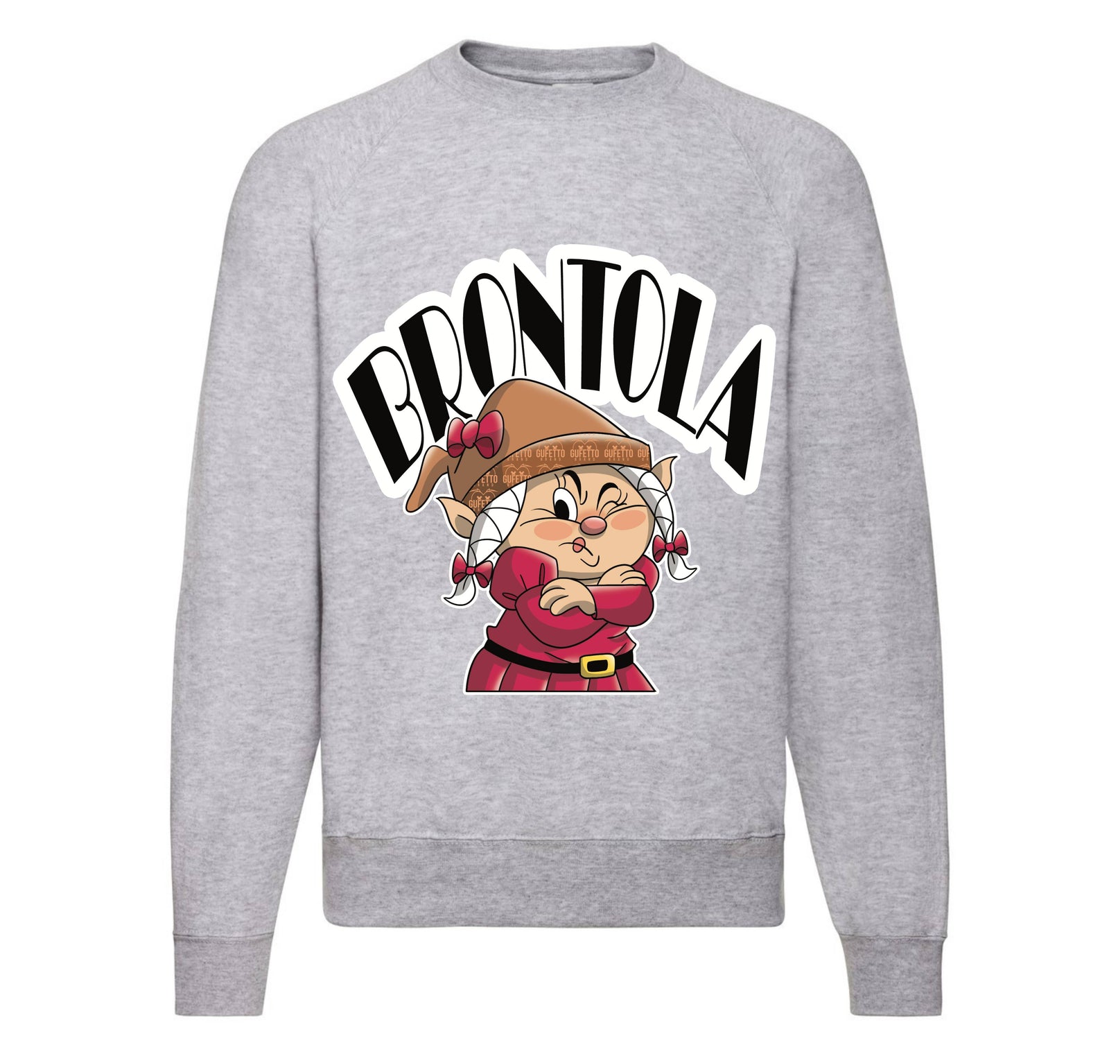 Felpa Classic Uomo Donna BRONTOLA ( BR752309812 ) - Gufetto Brand 