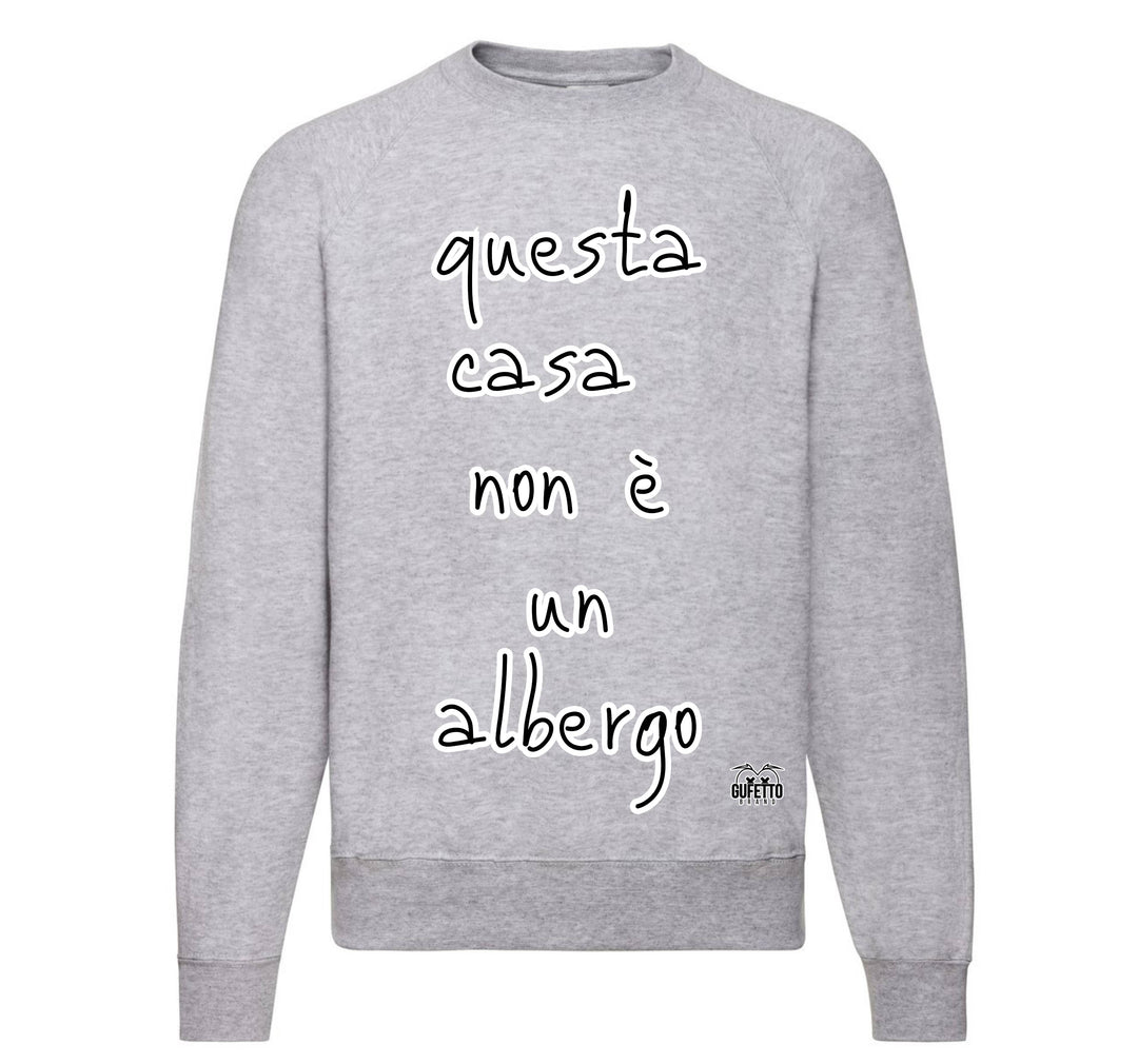 Felpa Classic Uomo Donna ALBERGO ( AL3265784512 ) - Gufetto Brand 
