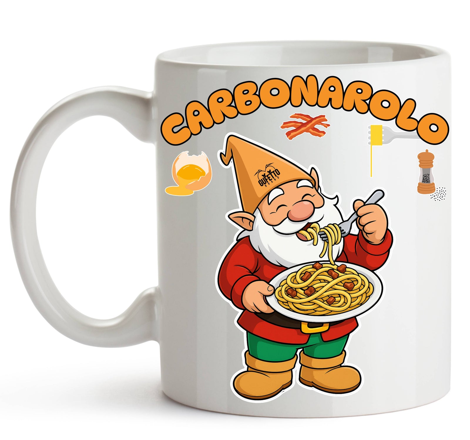 Tazza CARBONAROLO ( CA457809765 ) - Gufetto Brand 