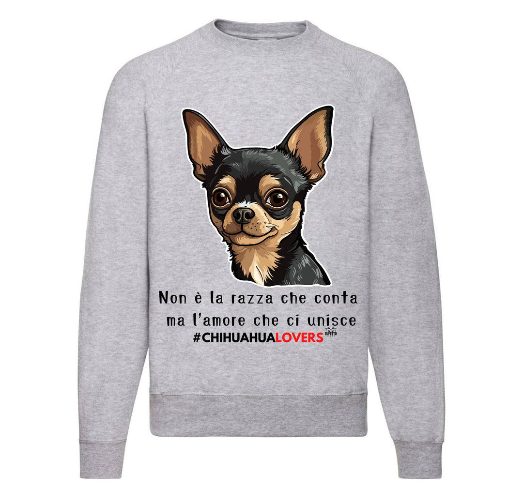 Felpa Classic Uomo Donna CHIHUAHUA LOVERS ( CH863589657 ) - Gufetto Brand 