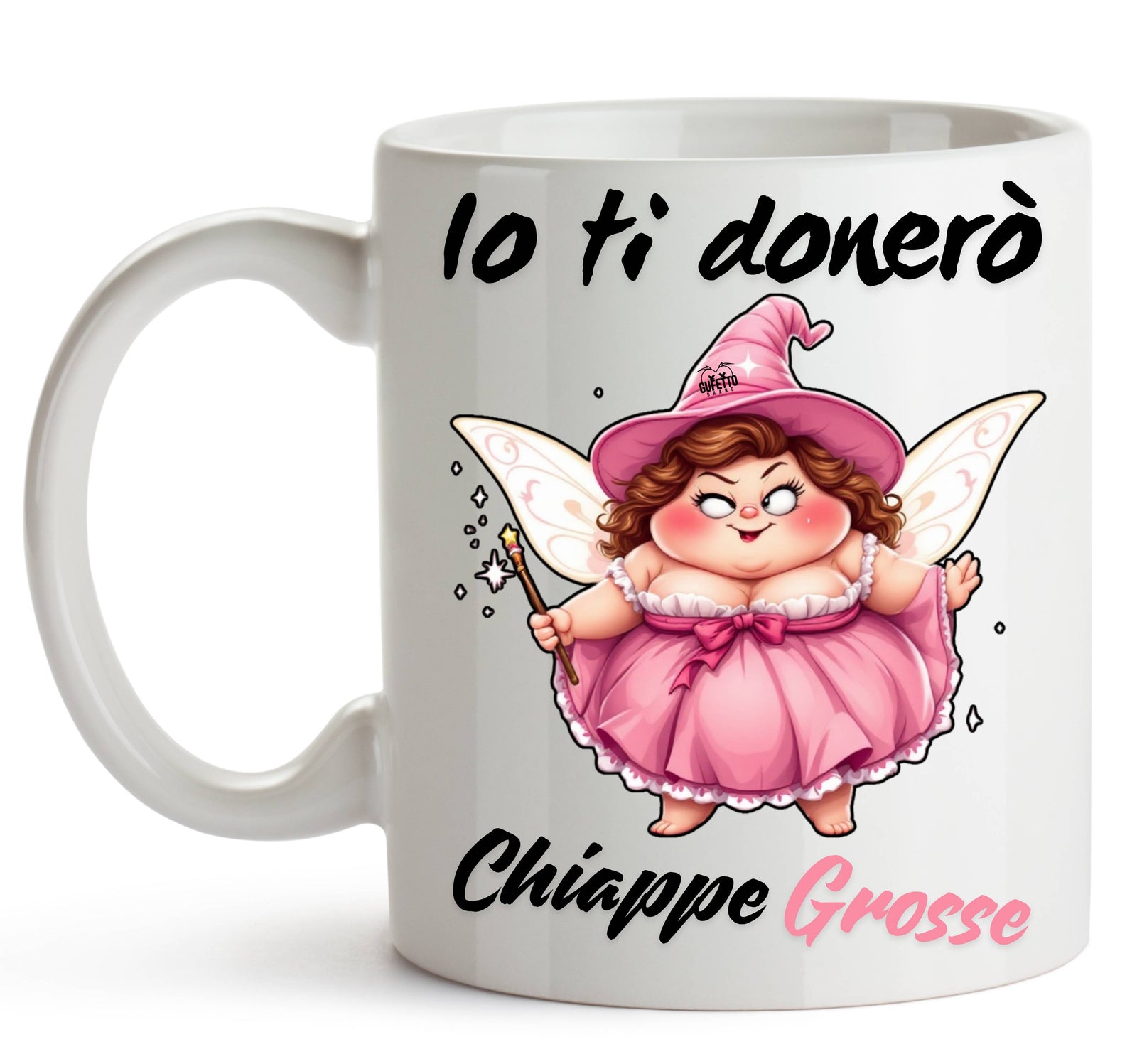Tazza Le Fatine Ignoranti CHIAPPE GROSSE ( CG7098452 ) - Gufetto Brand 