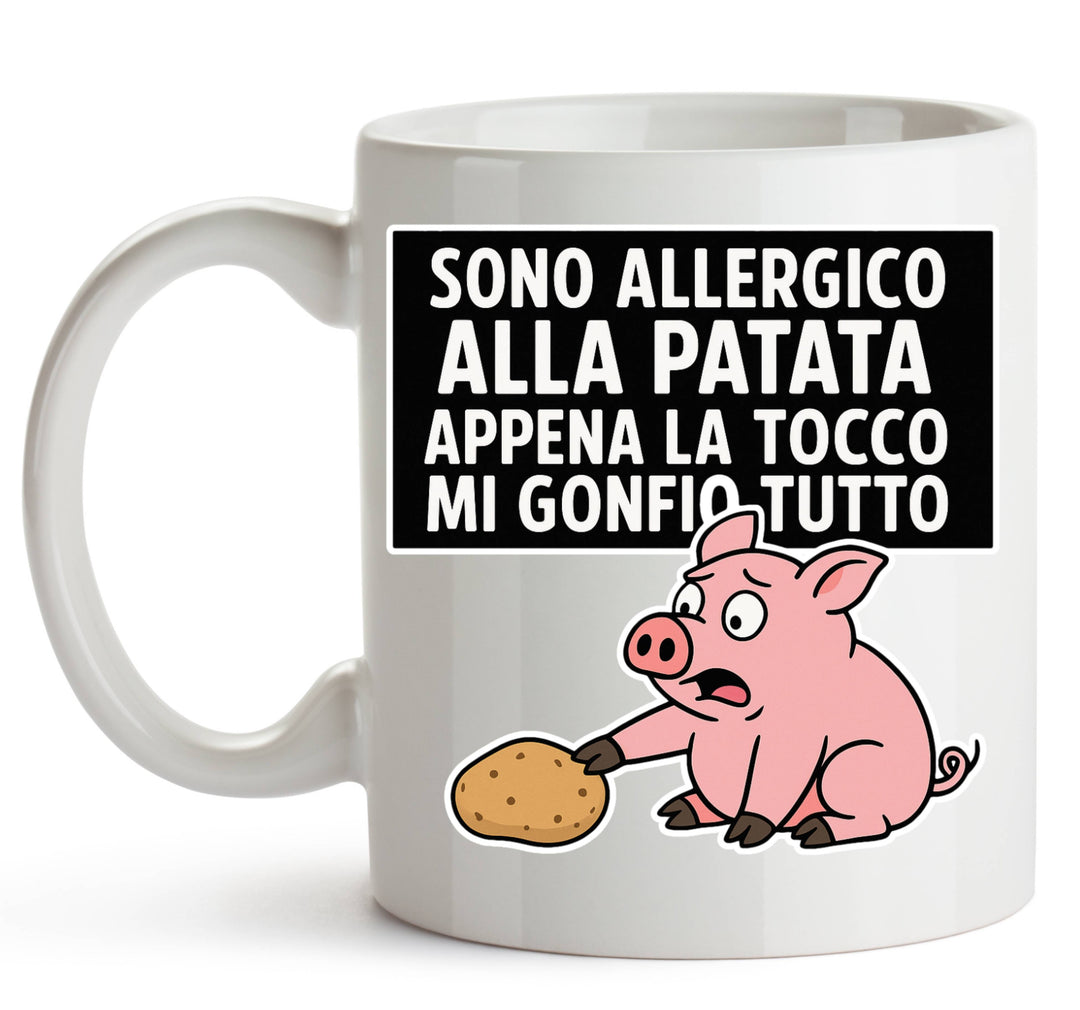 Tazza ALLERGICO ( MG6573425165 ) - Gufetto Brand 