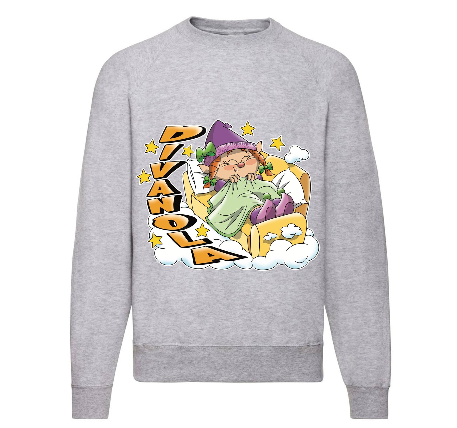 Felpa Classic Uomo Donna DIVANOLA ( DI7312098574 ) - Gufetto Brand 