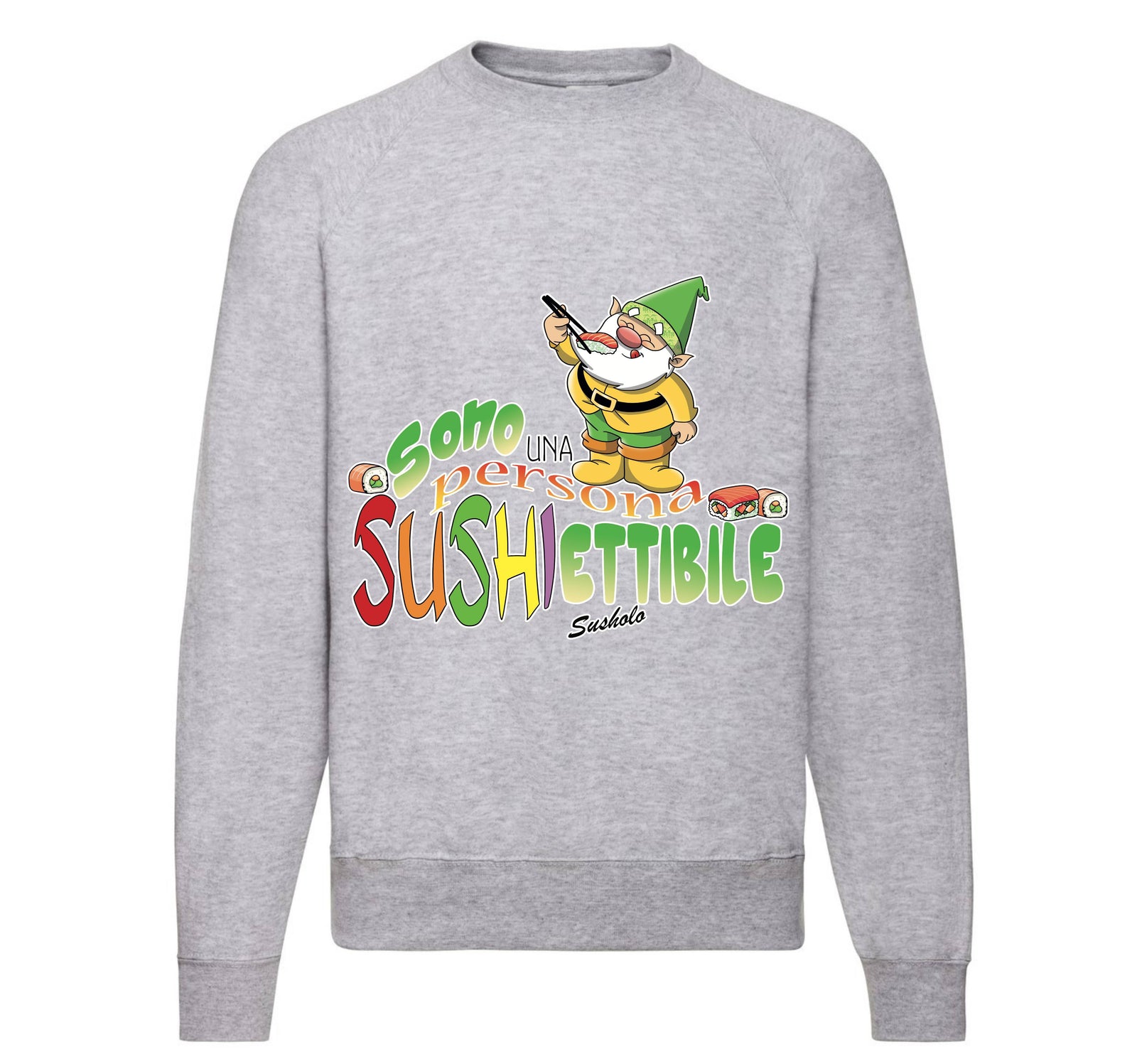 Felpa Classic Uomo Donna SUSHIETTIBILE ( SS980834175 ) - Gufetto Brand 