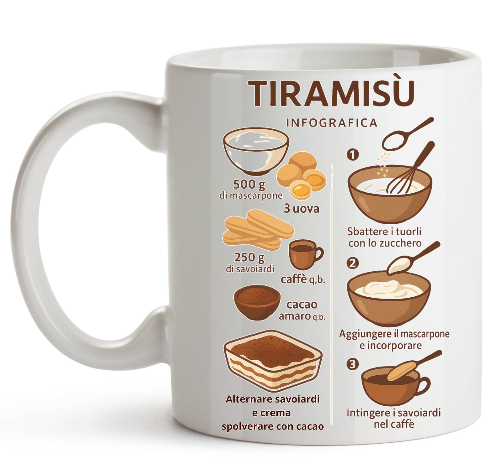 Tazza TIRAMISU' ( TI709843256 ) - Gufetto Brand 