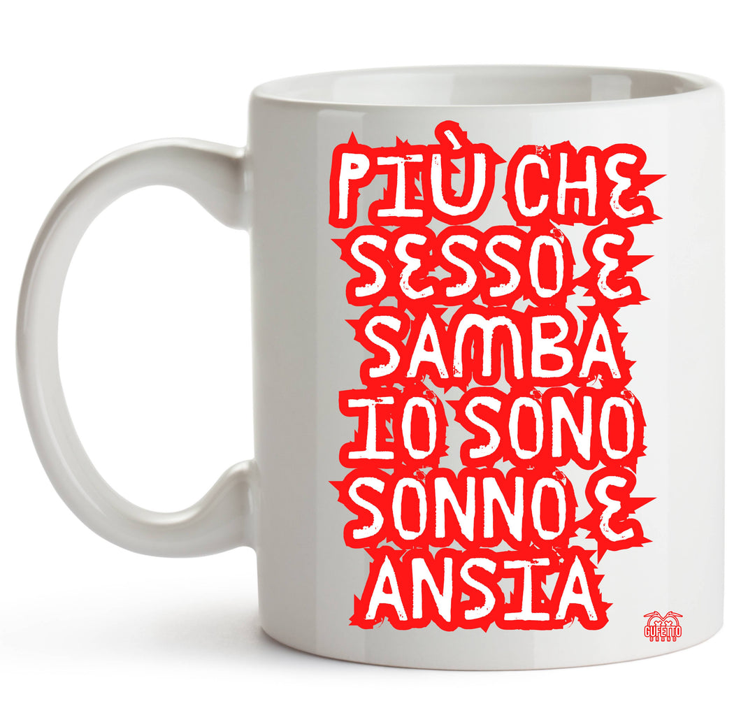 Tazza SESSO E SAMBA ( SS7809234567 ) - Gufetto Brand 