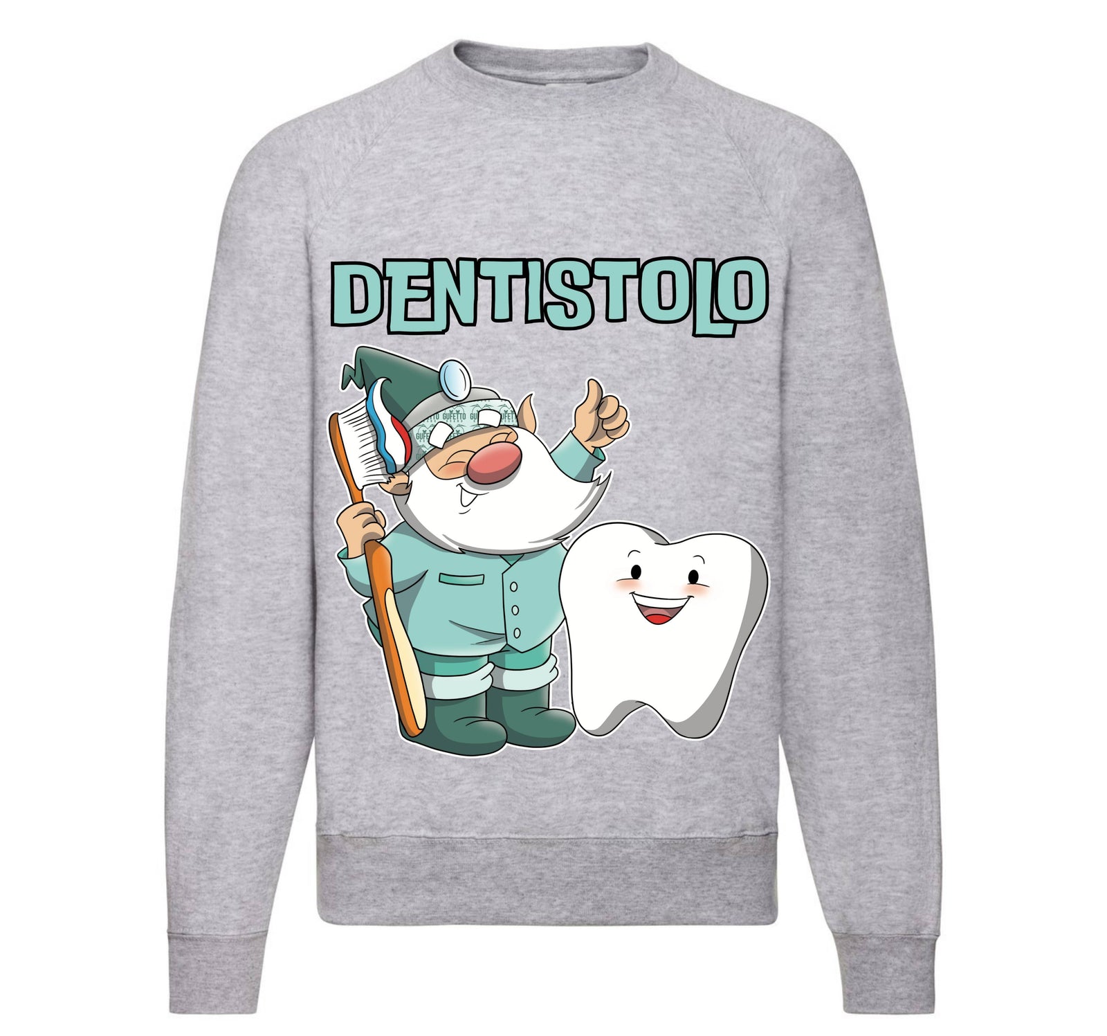 Felpa Classic Uomo Donna DENTISTOLO ( DE780931276 ) - Gufetto Brand 