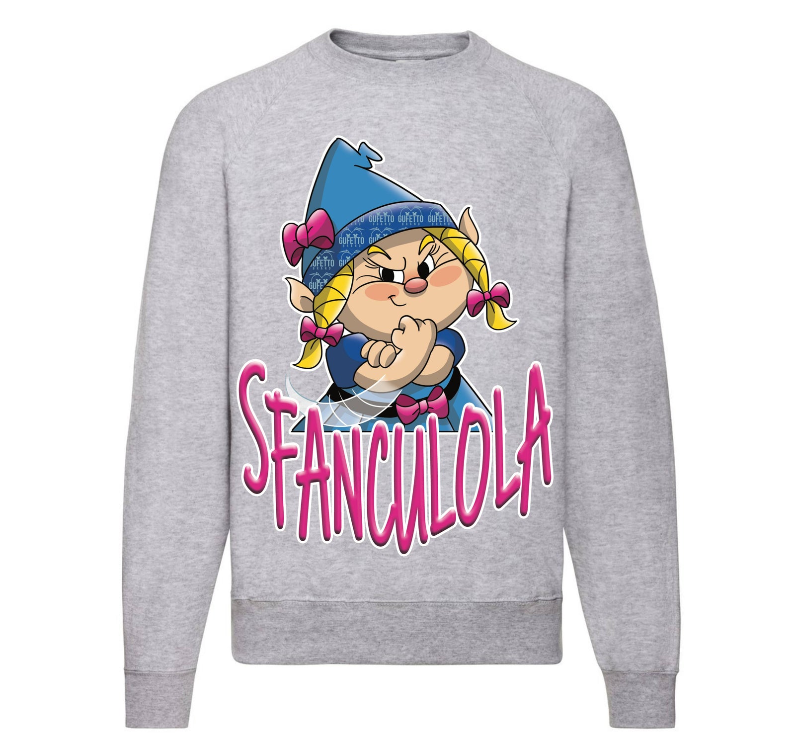 Felpa Classic Uomo Donna SFANCULOLA ( SF9888651209 ) - Gufetto Brand 