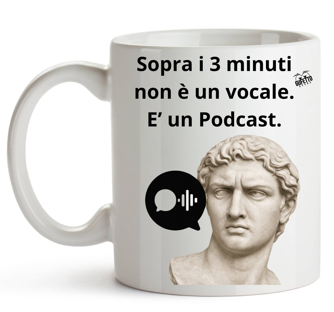 Tazza PODCAST ( PO1287549653 ) - Gufetto Brand 