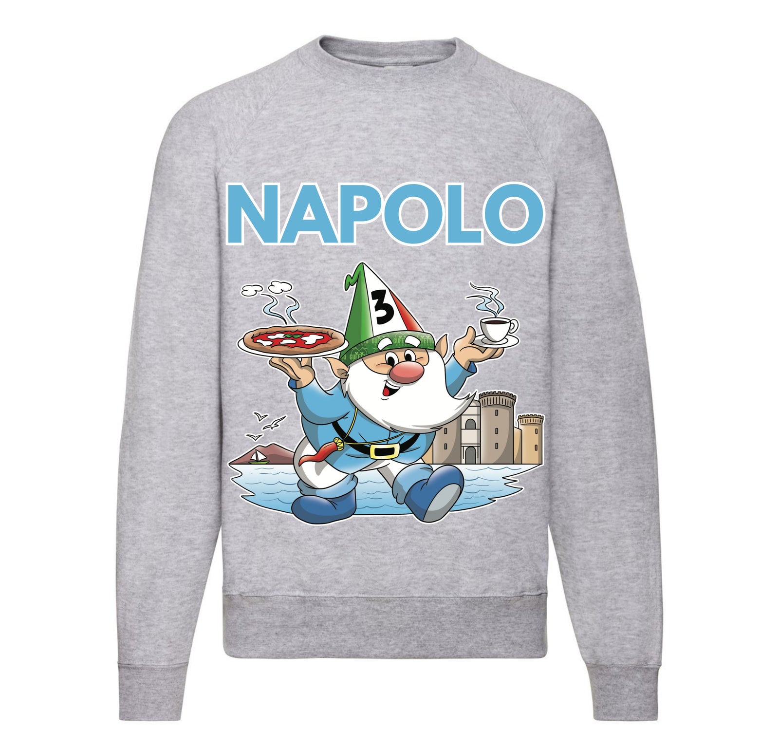 Felpa Classic Uomo Donna NAPOLO ( N30983854 ) - Gufetto Brand 