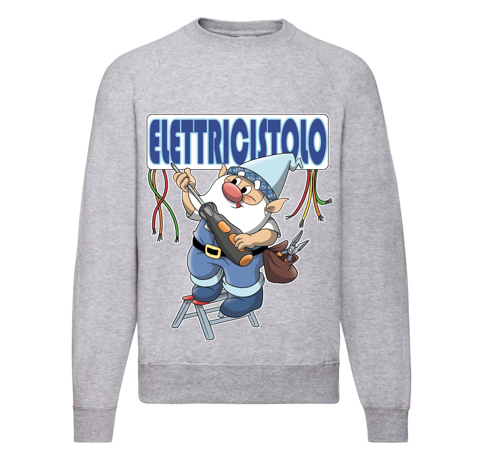 Felpa Classic Uomo Donna ELETTRICISTOLO ( EL70946352 ) - Gufetto Brand 