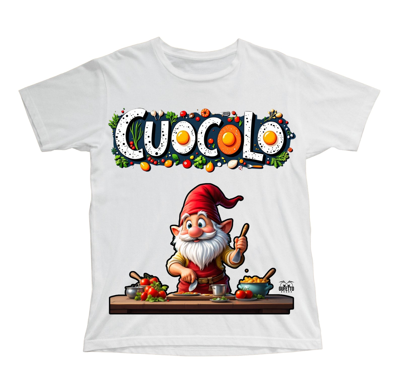 T-shirt Bambino/a CUOCOLO 2 ( CU809453423 ) - Gufetto Brand 