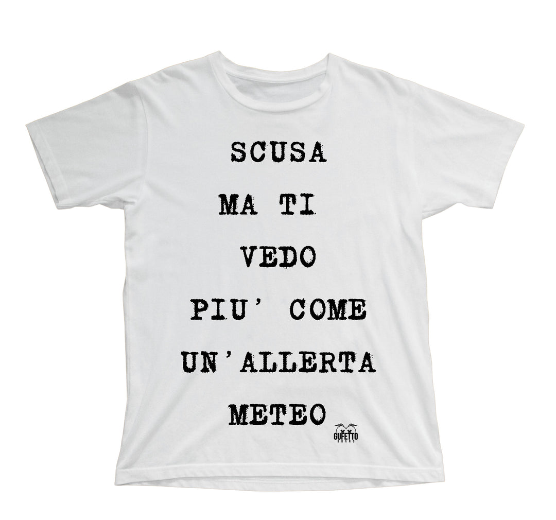 T-shirt Bambino/a ALLERTA METEO ( AL50985647 ) - Gufetto Brand 