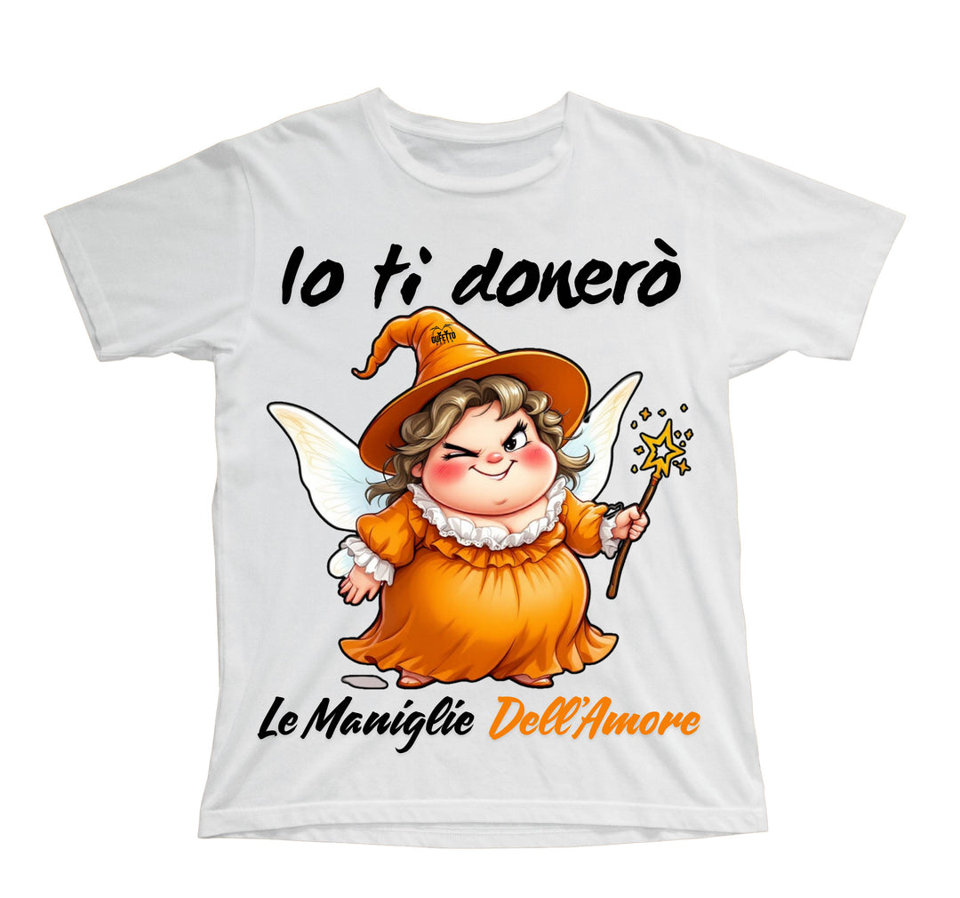 T-shirt Bambino/a Le Fatine Ignoranti MANIGLIE DELL'AMORE ( MA76123546 ) - Gufetto Brand 