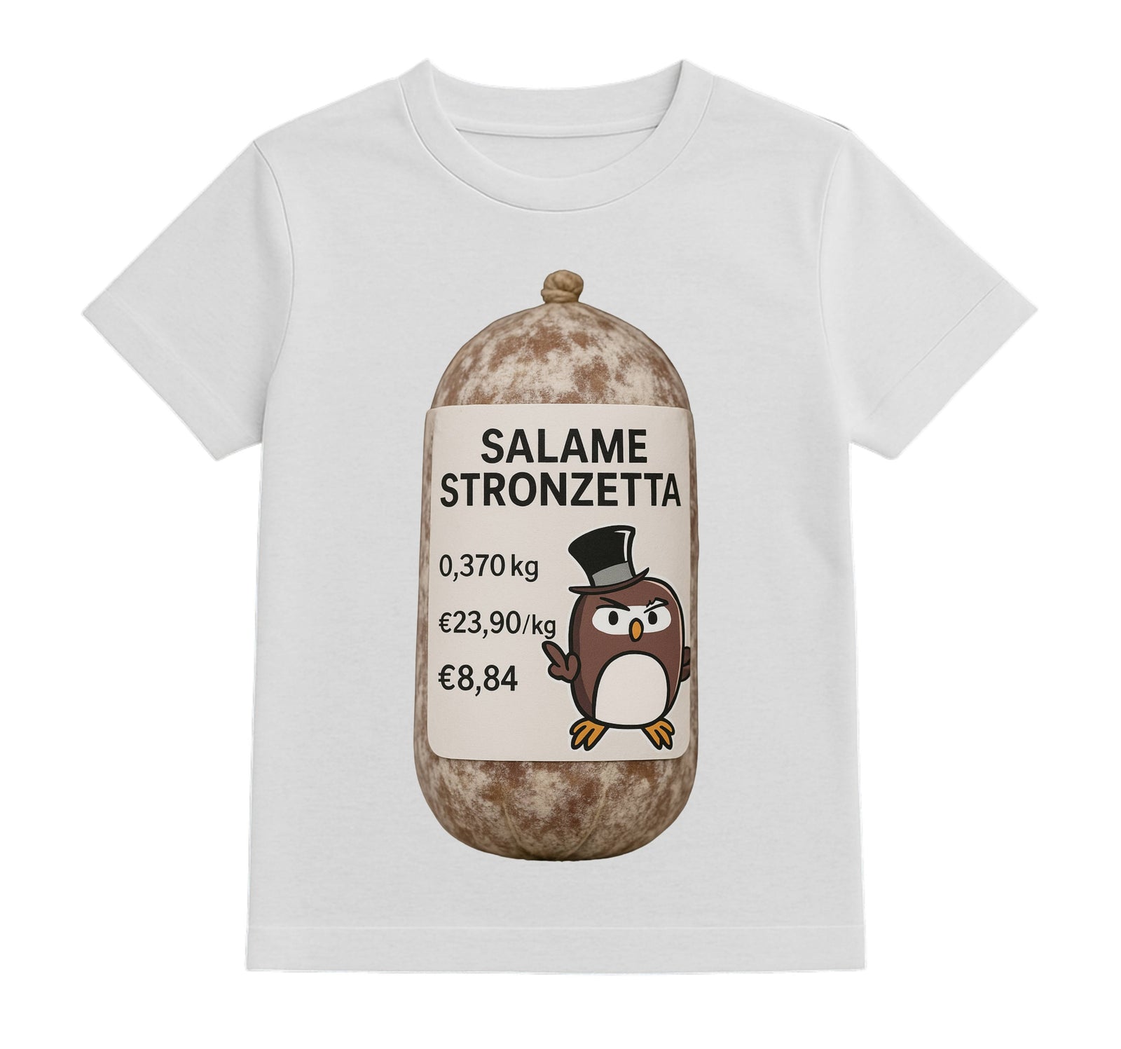 T-shirt Bambino/a SALAME STR... ( SS609821345 ) - Gufetto Brand 