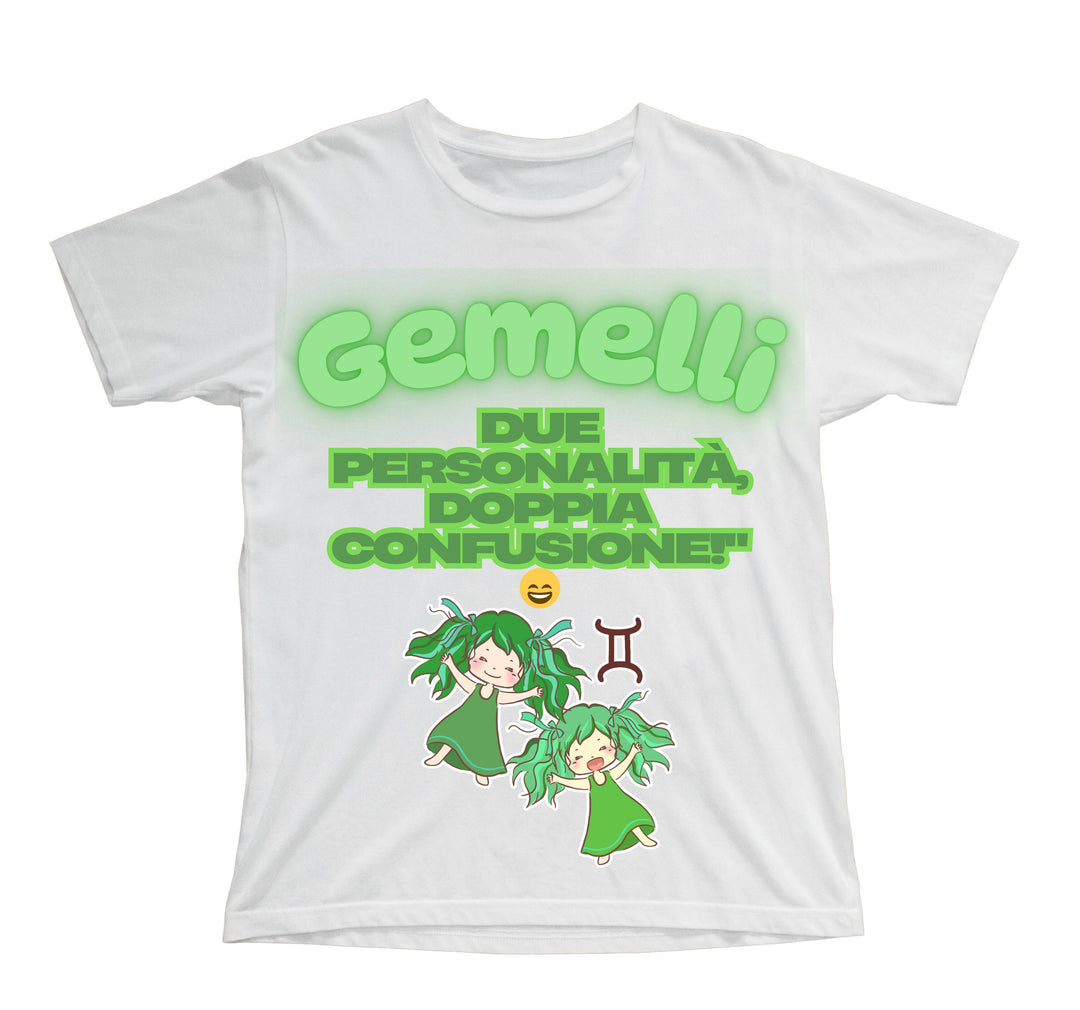 T-shirt Bambino/a GEMELLI ( GE6098765 ) - Gufetto Brand 